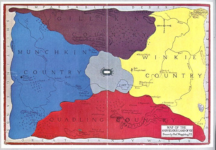 OZ国地图-来自维基百科